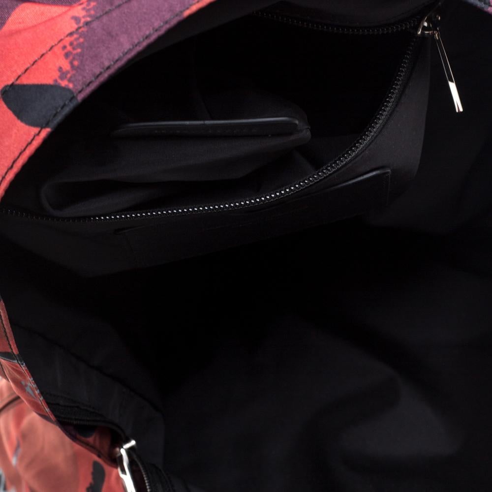 Alexander McQueen Red Camo Nylon Dancing Skeleton Backpack 3