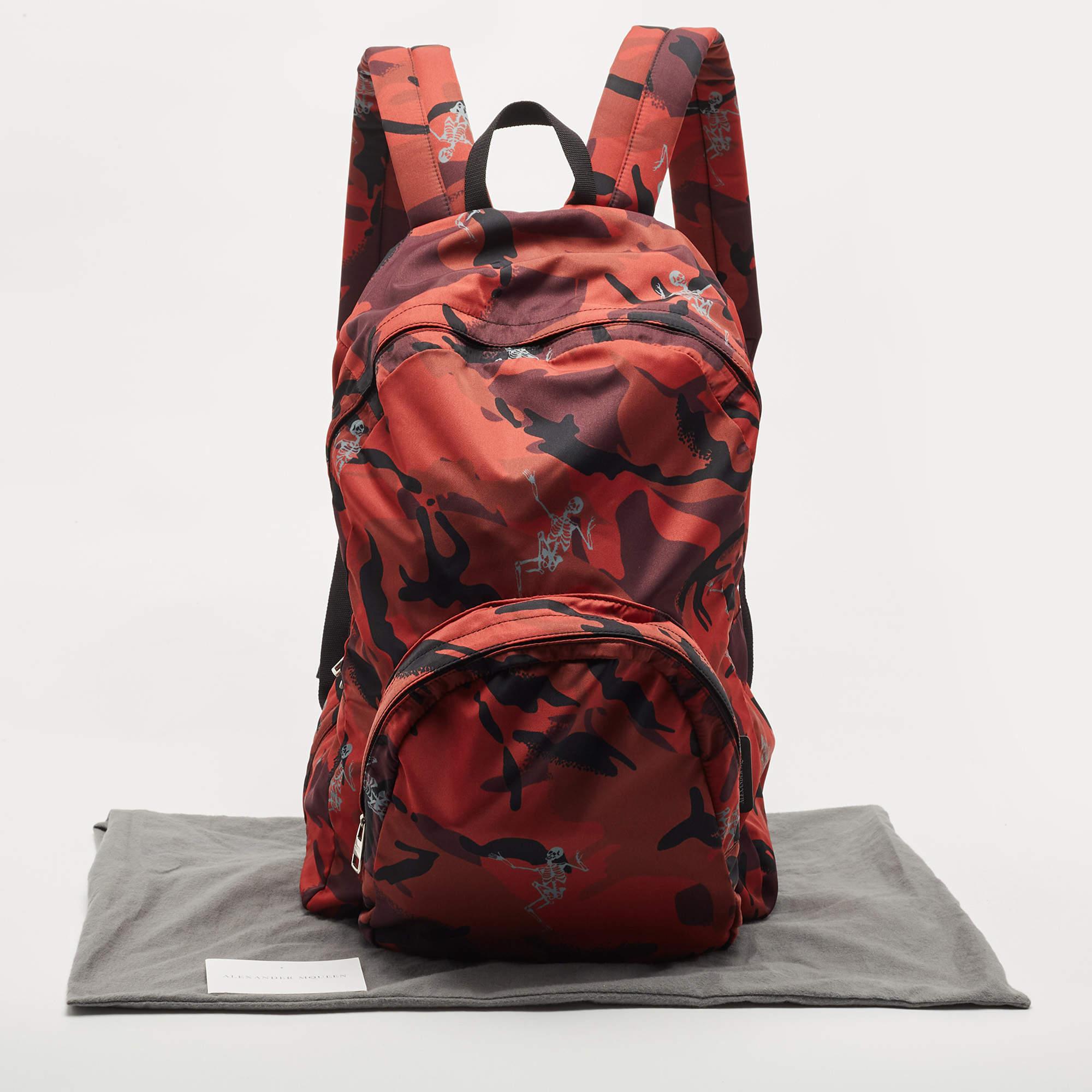 Coach red camo backpack new arrivals