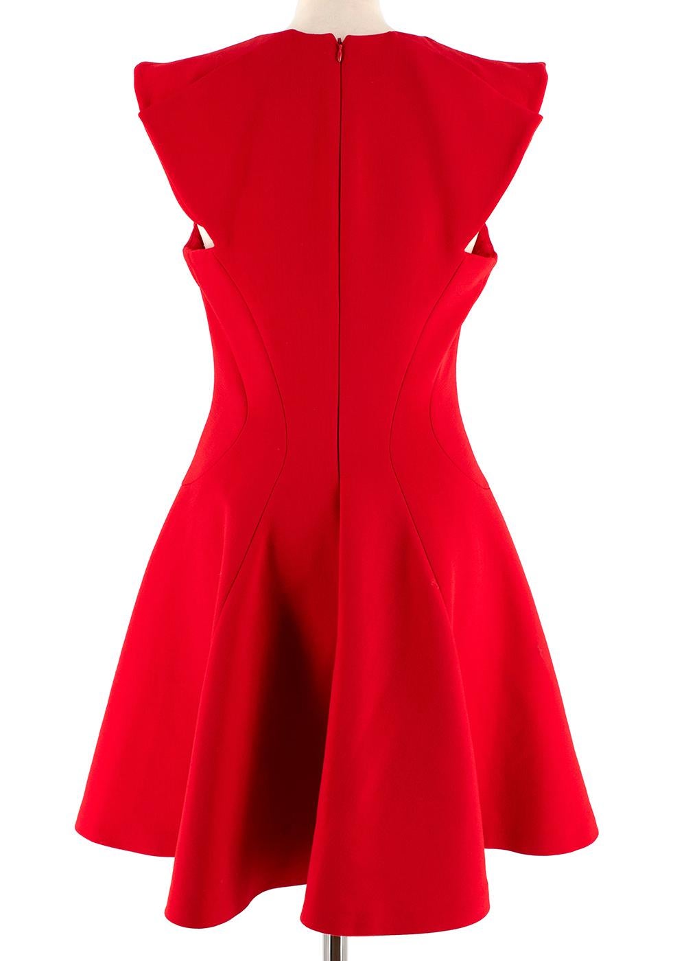 alexander mcqueen fit and flare dress