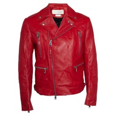 Alexander McQueen, Red leather biker jacket