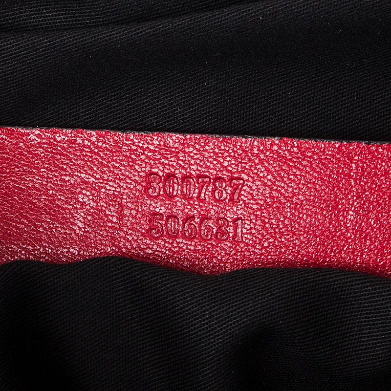 ALEXANDER MCQUEEN red leather DE MANTA Clutch Bag 1