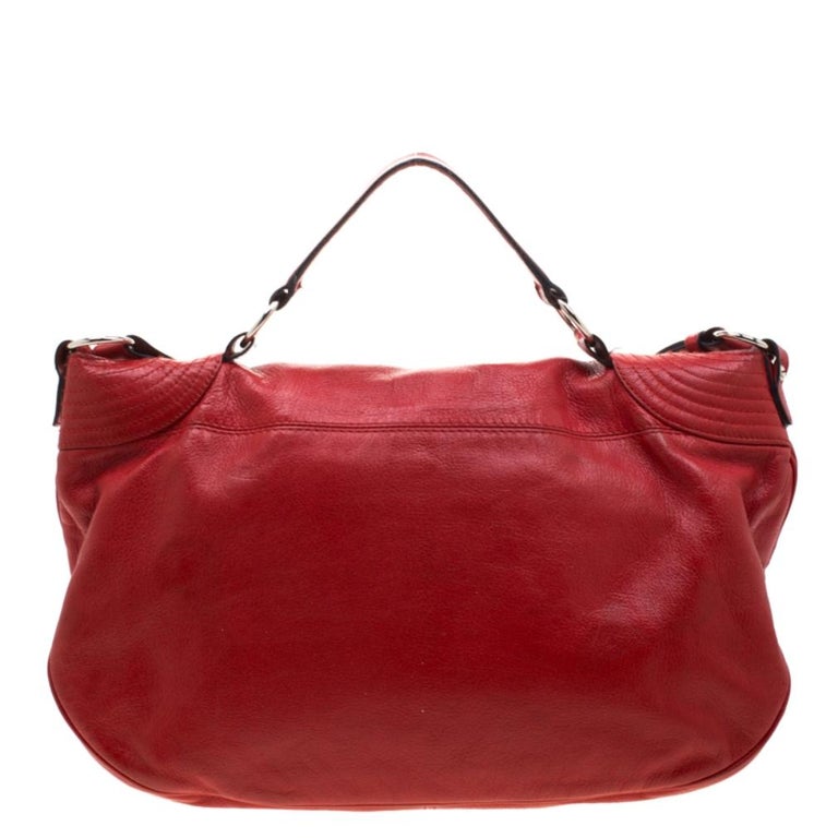 Alexander McQueen Red Leather Faithful Crossbody Bag at 1stDibs ...