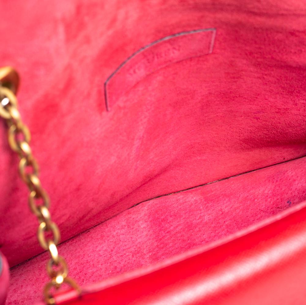 Alexander McQueen Red Leather Heroine Shoulder Bag 7