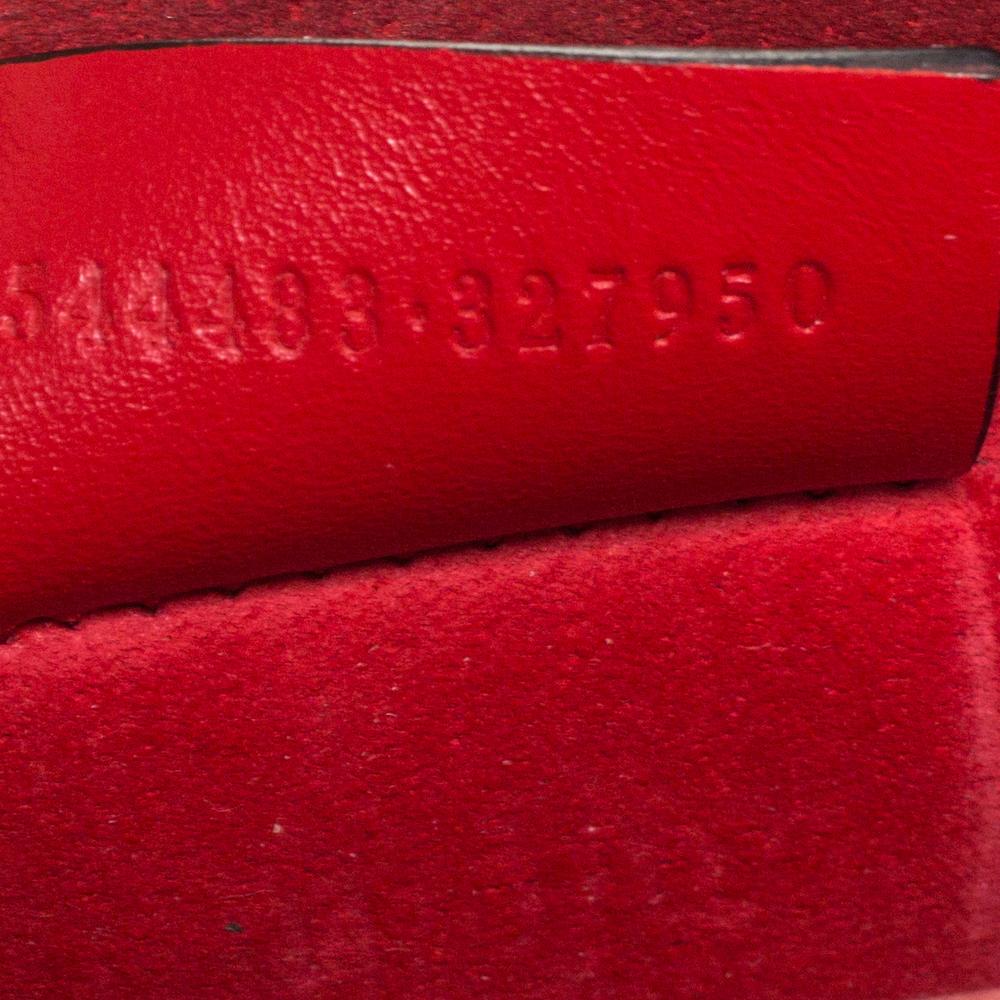 Alexander McQueen Red Leather Mini Heroine Bag 7