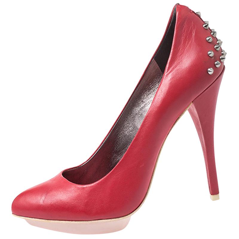 alexander mcqueen studded heels