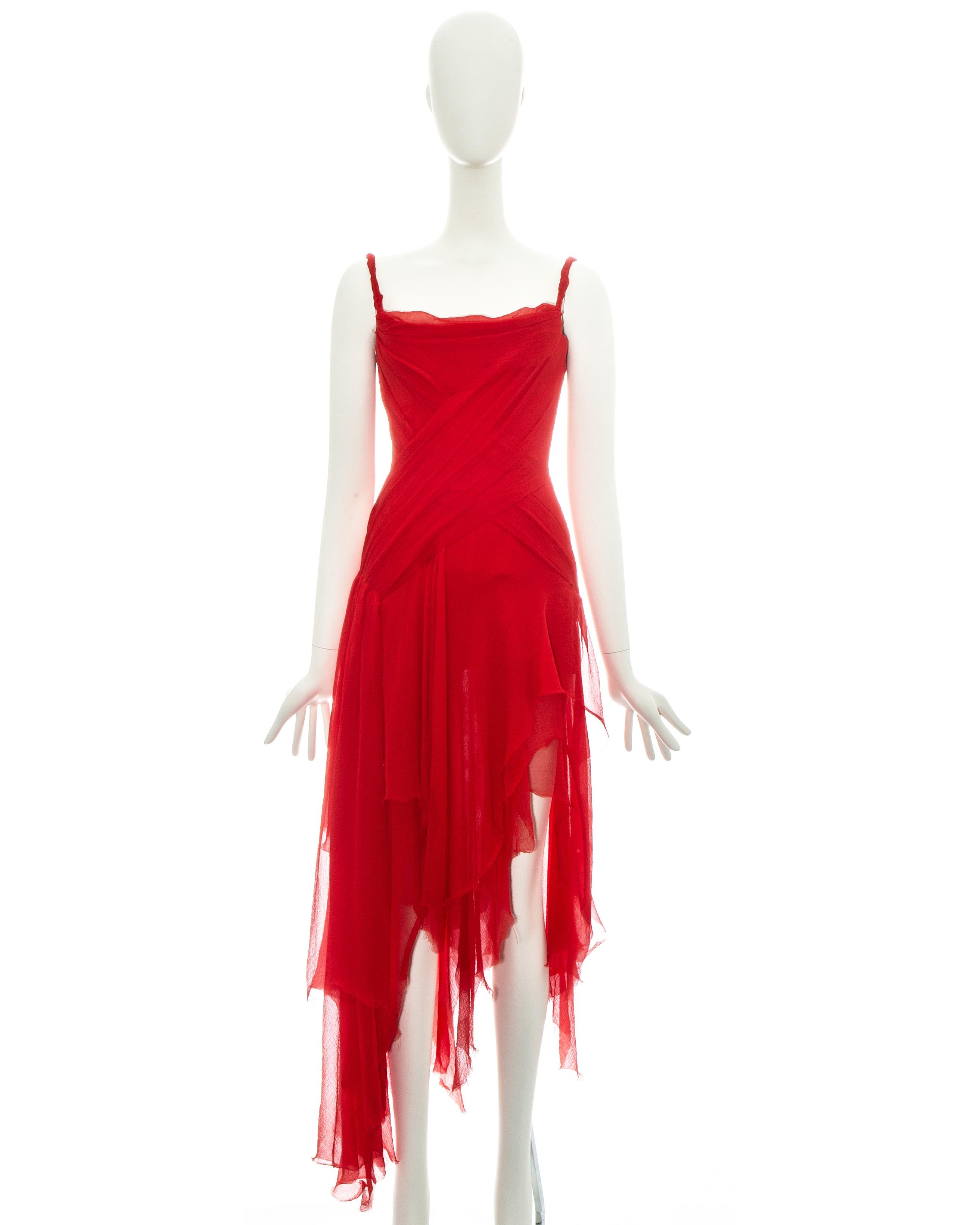 alexander mcqueen red dresses
