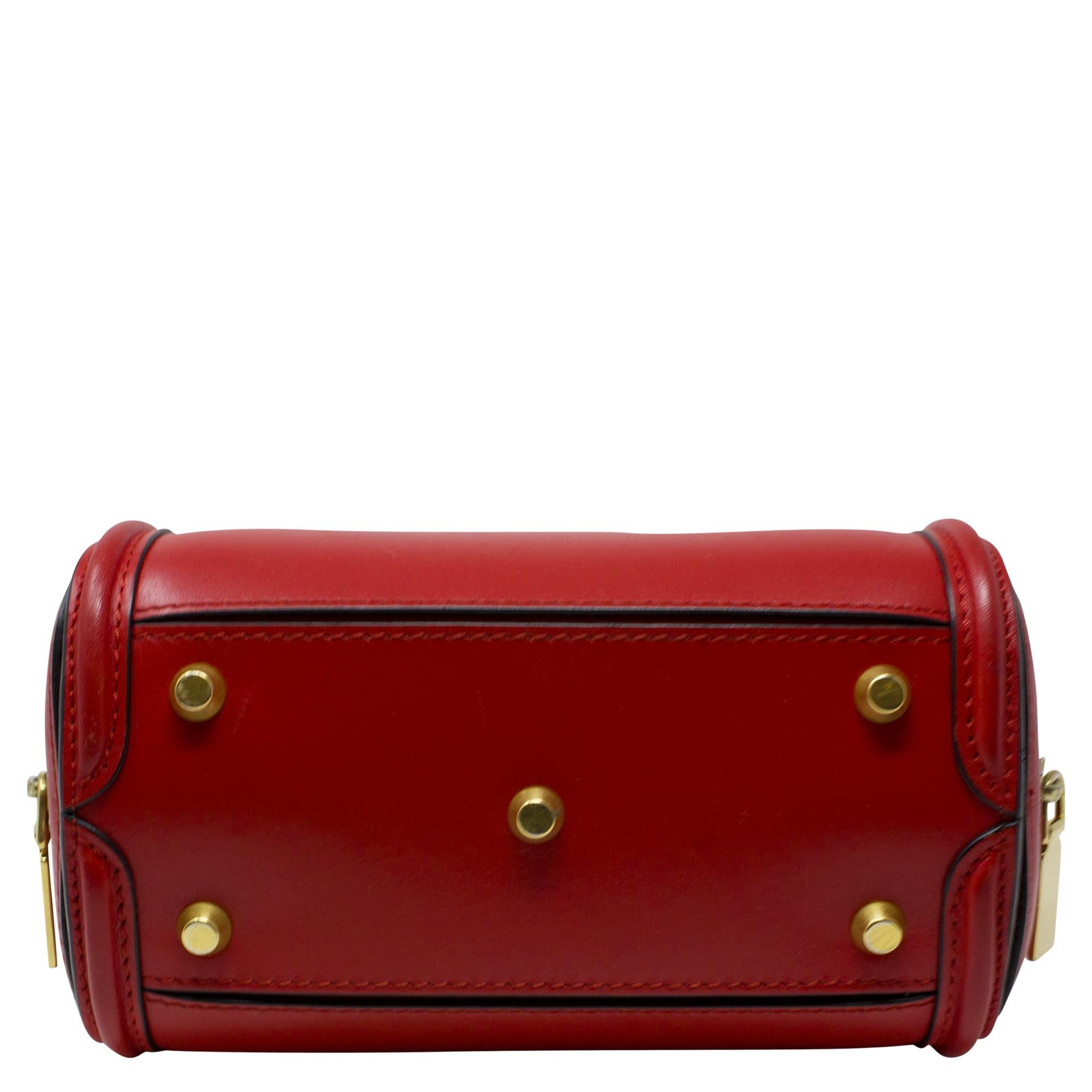 Women's or Men's Alexander McQueen Red Top Handle Bag For Sale