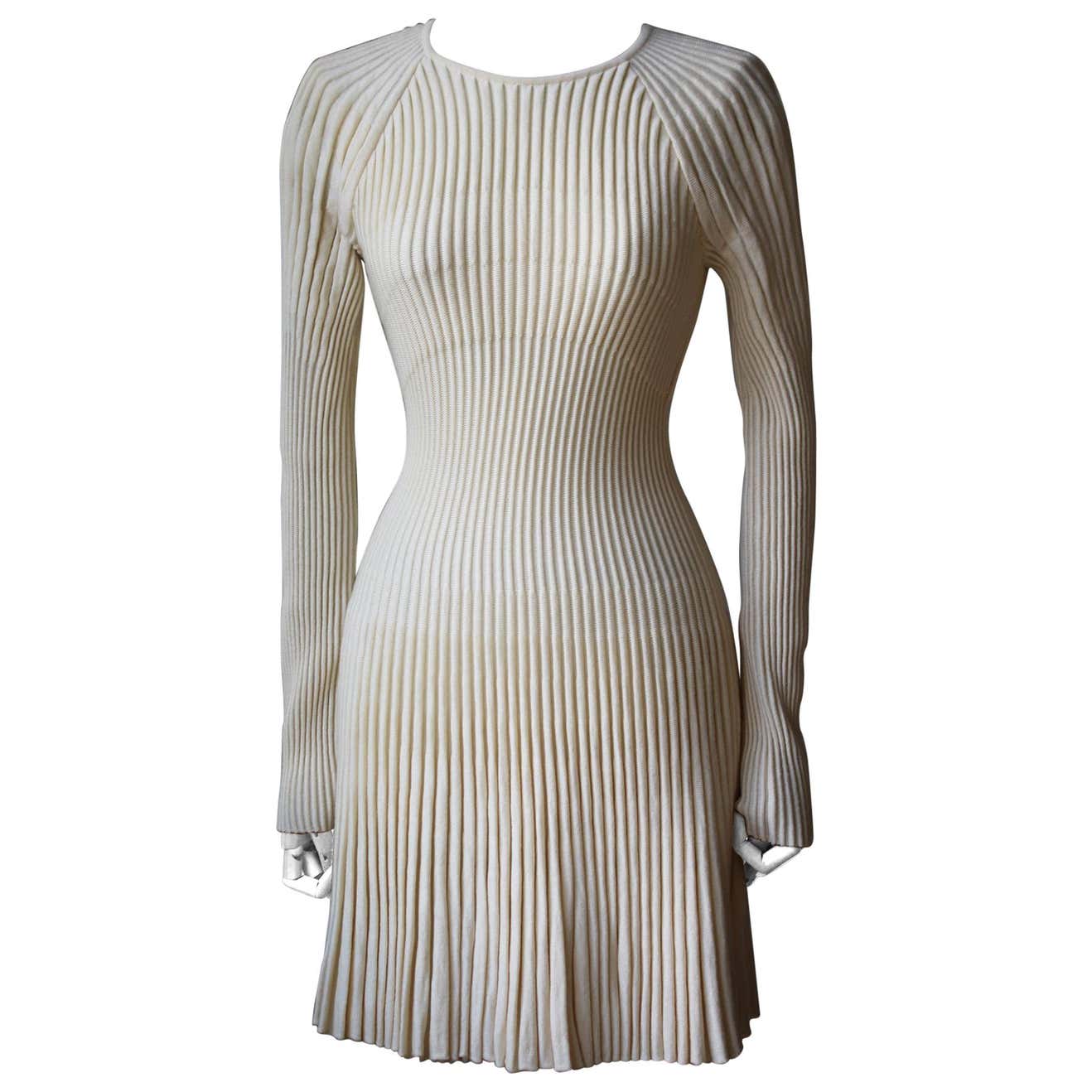 Alexander Mcqueen Knit Dress Alexander McQueen Knitted Mini Dress White FARFETCH PH Alexander Mcqueen Knit Dress Alexander McQueen Knitted Mini Dress White FARFETCH PH