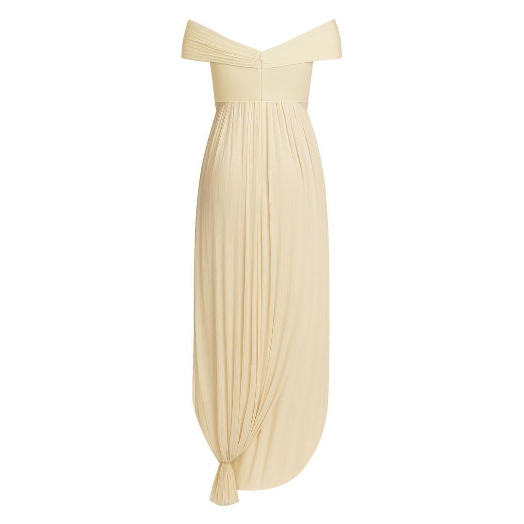 Alexander McQueen Runway Evening Gown Fall/Winter 2008 Size 38IT (Weiß) im Angebot