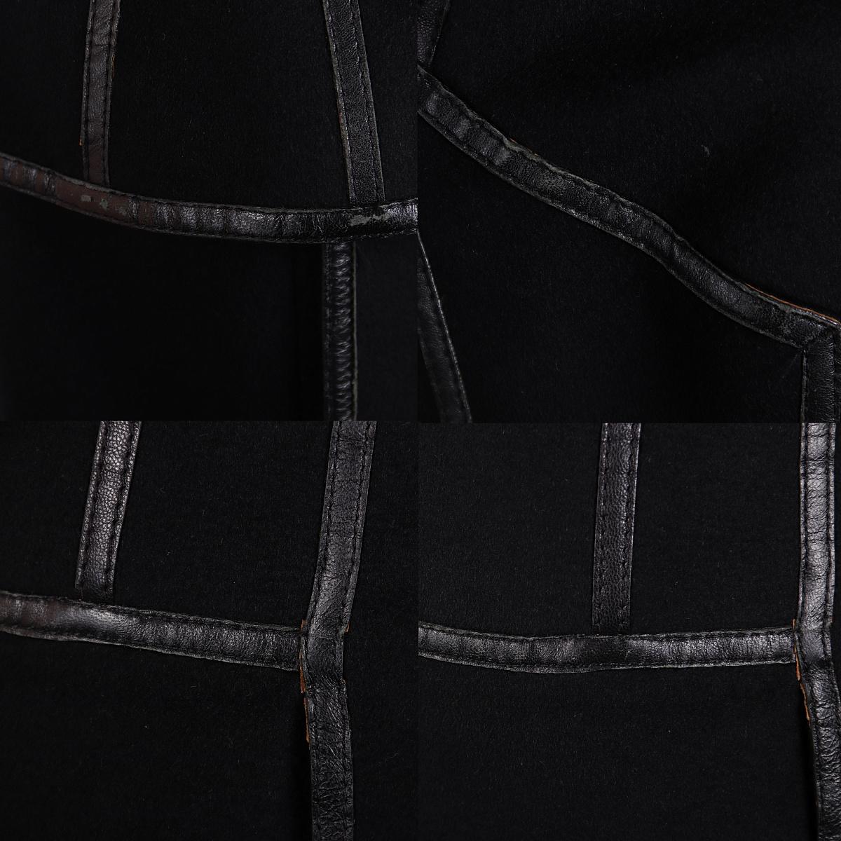 Alexander McQueen - Pezzo da passerella, Autunno/Inverno 2003
Coates asimmetriche in cashmere e pelle

Questo straordinario cappotto è una fedele rappresentazione della silhouette asimmetrica mostrata in passerella durante la sfilata A. Winter 2003