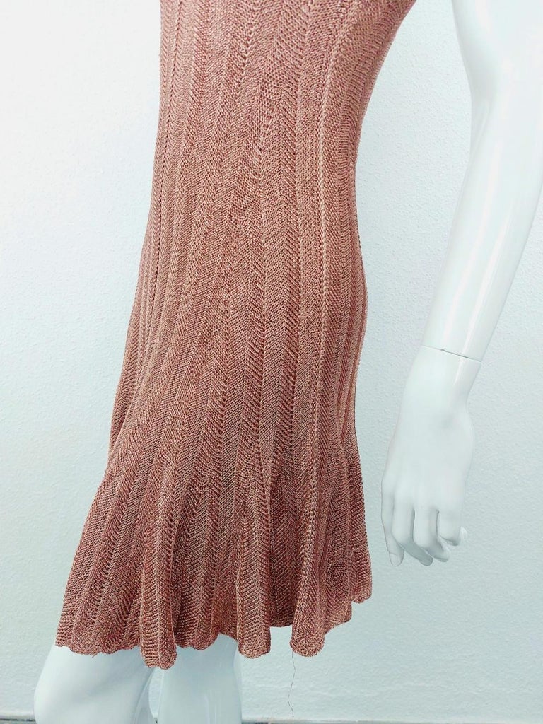 alexander mcqueen rose gold dress Alexander McQueen Powder Pink Dress (S/S2010)  Opulence Vintage
