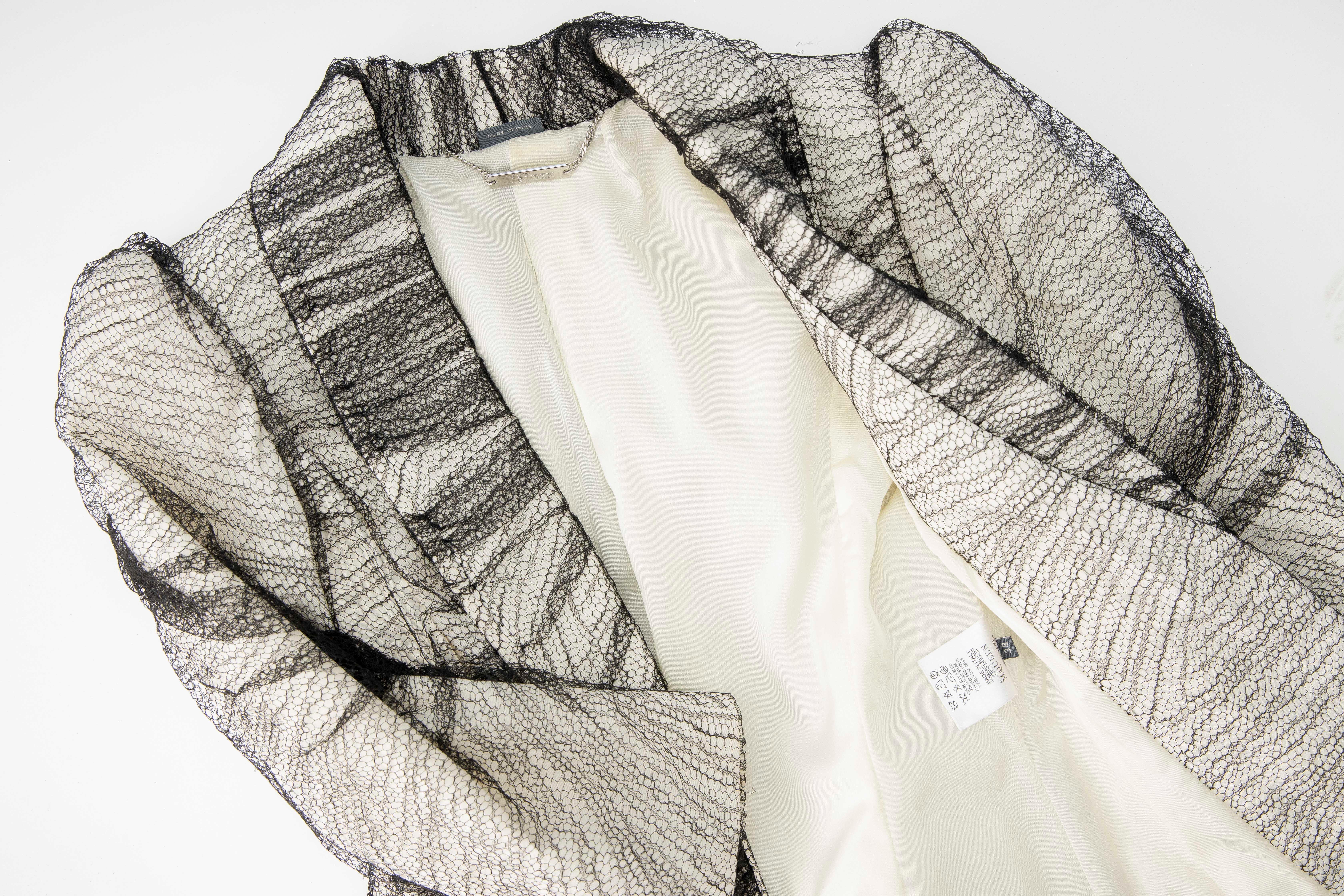 Alexander McQueen Runway Sarabande Collection Tulle Overlay Jacket, Spring 2007 5