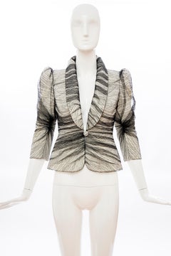 Alexander McQueen Runway Sarabande Collection Tulle Overlay Jacket, Spring 2007