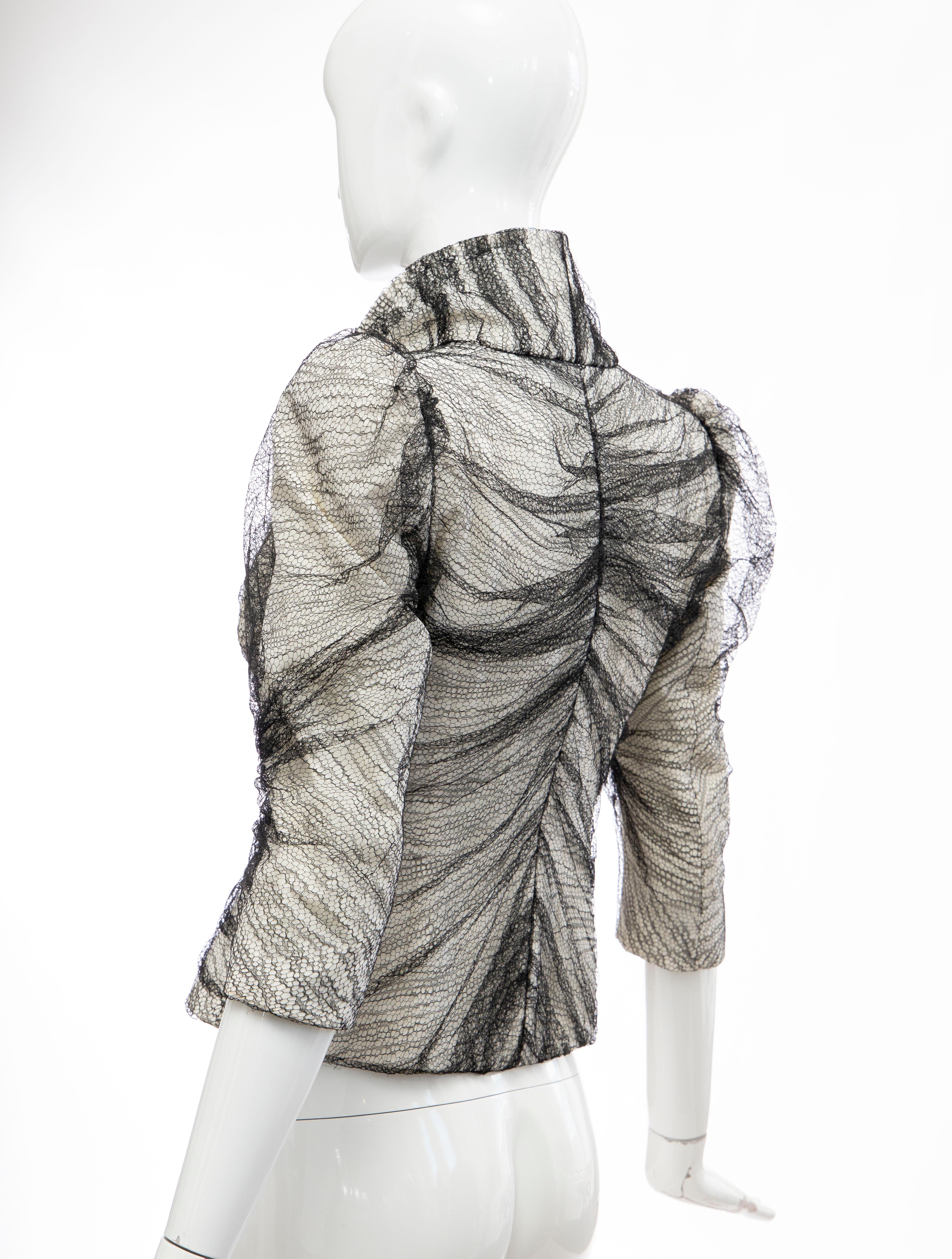 Alexander McQueen Runway Sarabande Collection Tulle Overlay Jacket, Spring 2007 1