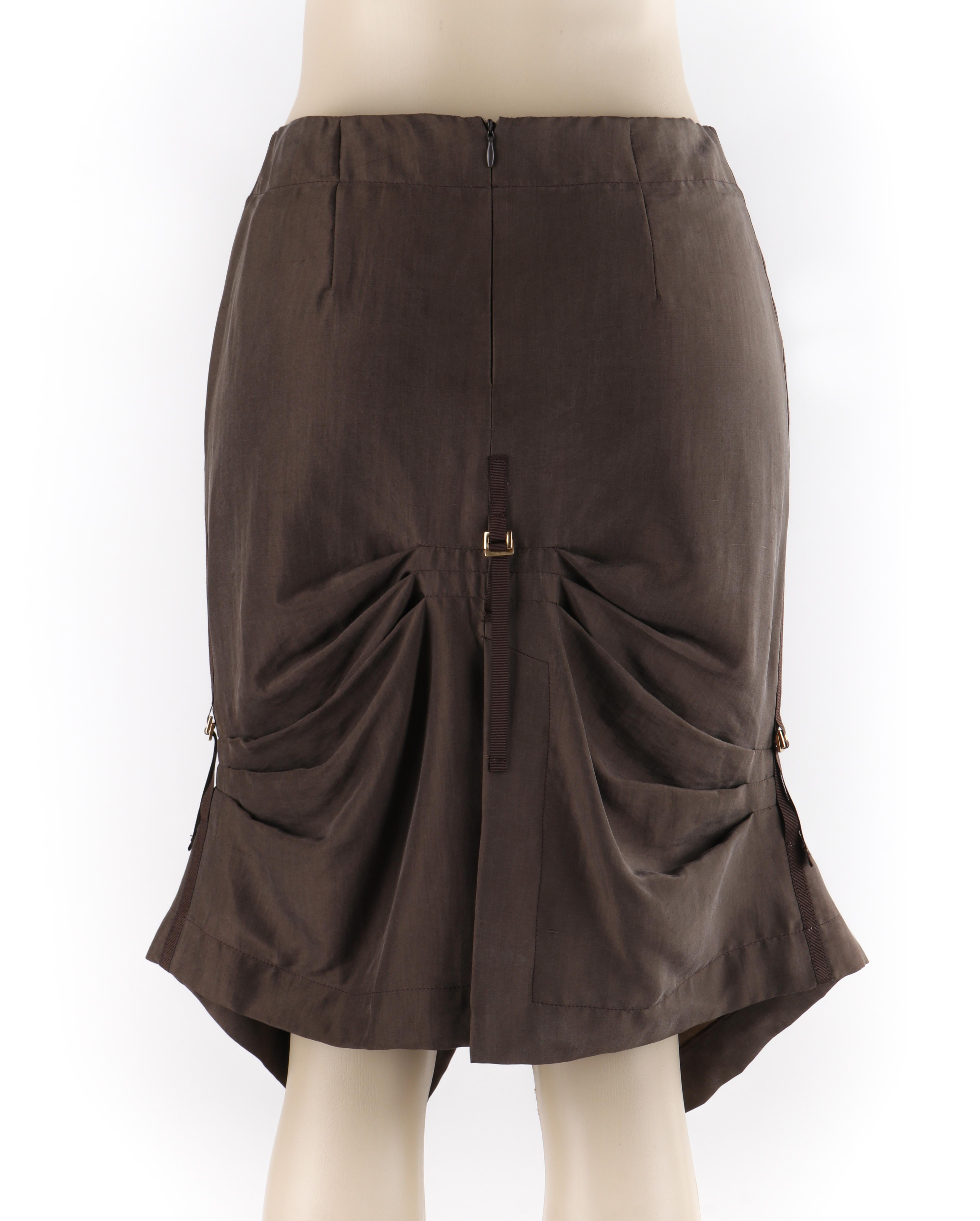 horizontal pleated skirt