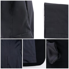 ALEXANDER McQUEEN S/S 1996 "Neptune" Black Long Sleeve Blazer Jacket