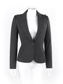 ALEXANDER McQUEEN S/S 1996 “The Hunger” Gray Tailored Long Sleeve Blazer Jacket