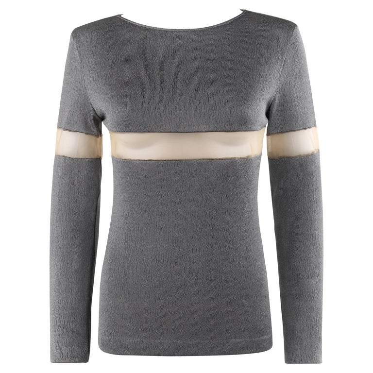 alexander mcqueen metallic mesh knit dress Alexander Mcqueen Mesh-Chain Embeished Knitted Dress In White - 50% Off