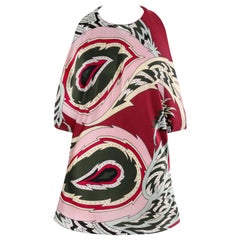 ALEXANDER McQUEEN S/S 2001 "Voss" Pink Paisley Print Silk Halter Top