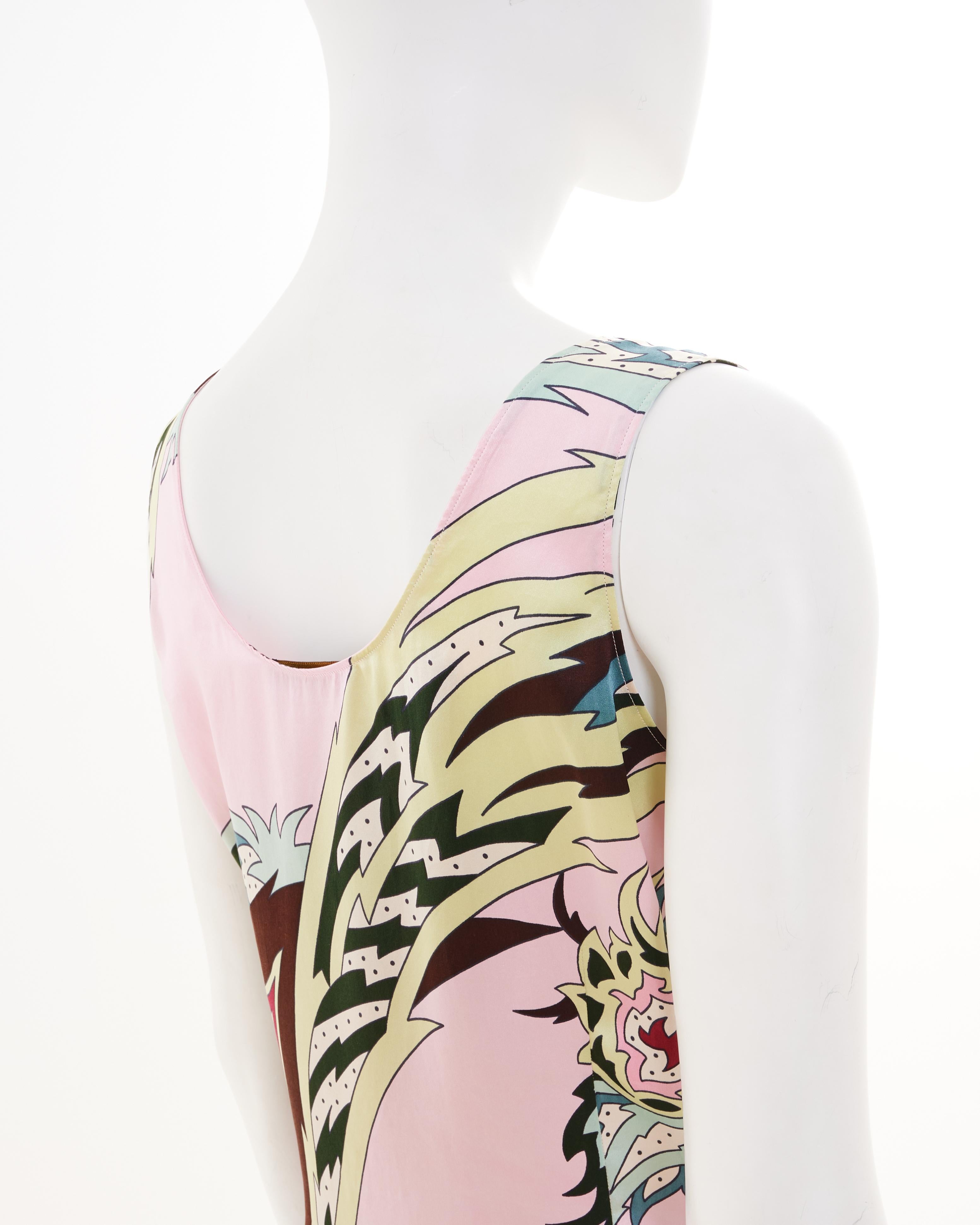 Alexander McQueen S/S 2001 ‘Voss’ Pink Paisley print silk top in vendita 1