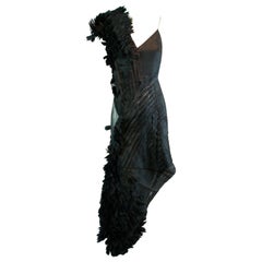 Alexander McQueen S/S 2001 'Voss' Runway Asymmetrical Gown Dress