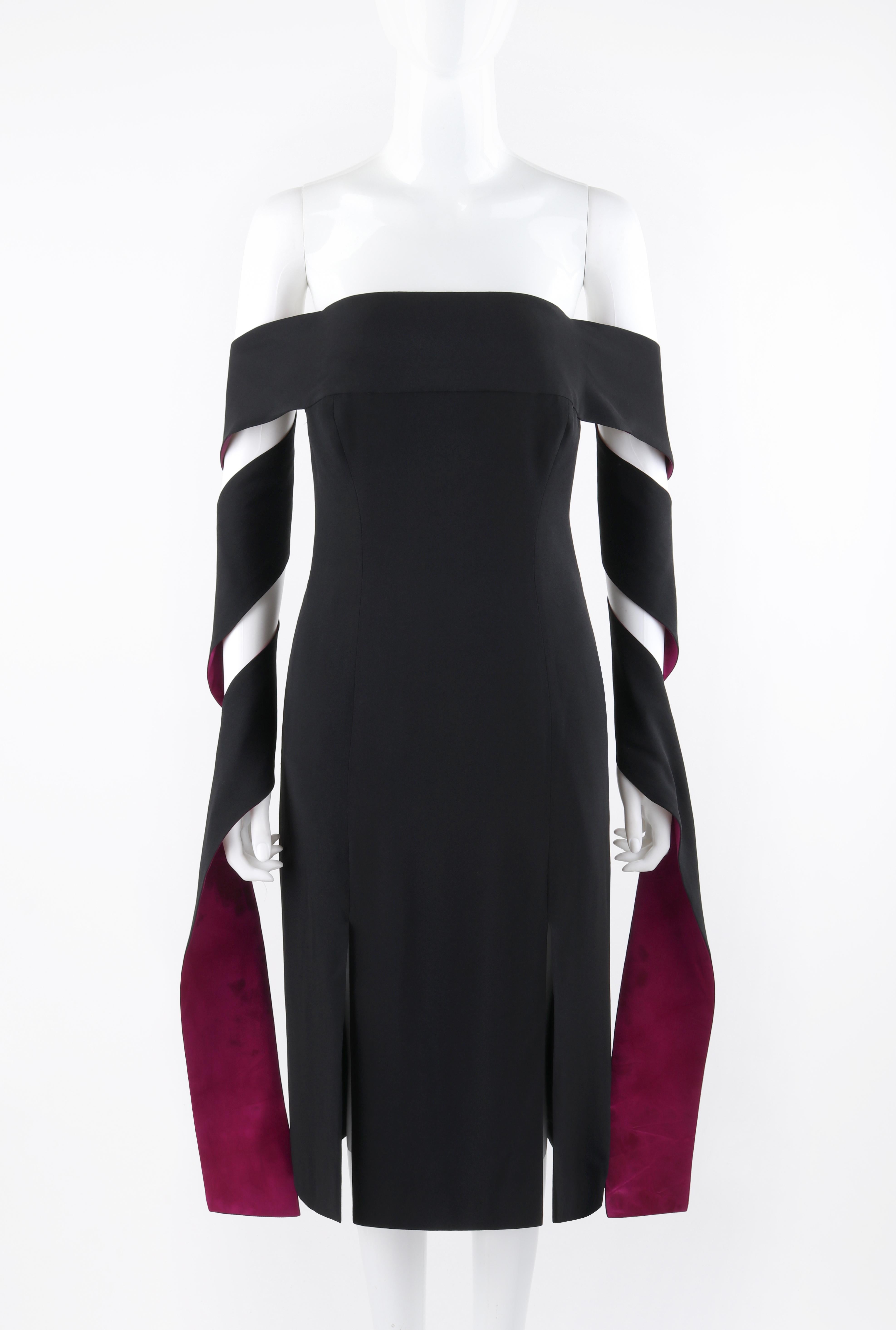 ALEXANDER McQUEEN S/S 2001 “Voss” Strapless Dual Tone Arm Wrap Sash Dress

Brand / Manufacturer: Alexander McQueen 
Collection: S/S 2001 ”Voss”- Runway look #54
Designer: Alexander McQueen 
Style: Strapless dress with long sash pieces 
Color(s):
