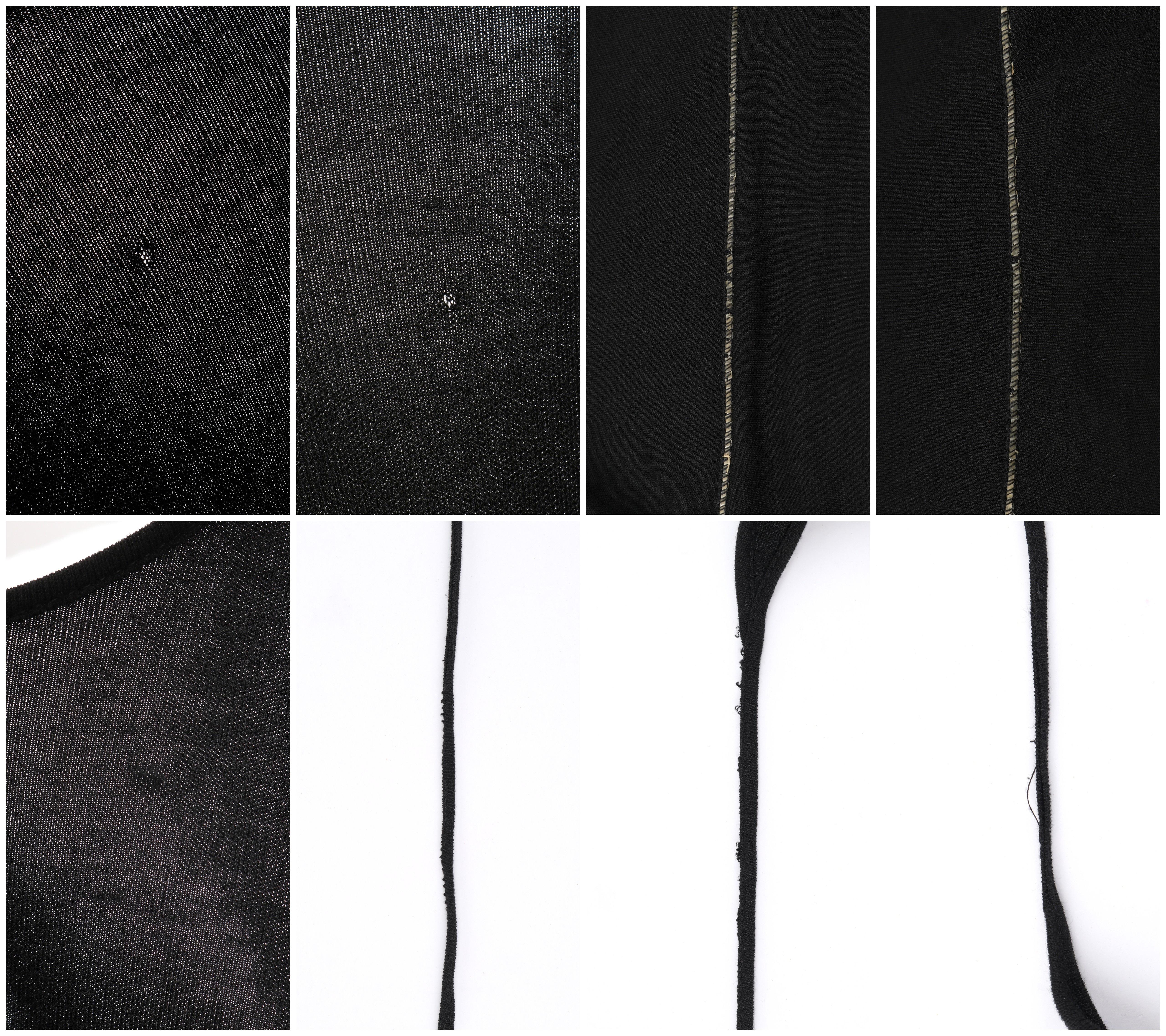 ALEXANDER McQUEEN S/S 2002 Black Multiway Five Strap Crisscross Knit Tank Top  For Sale 2