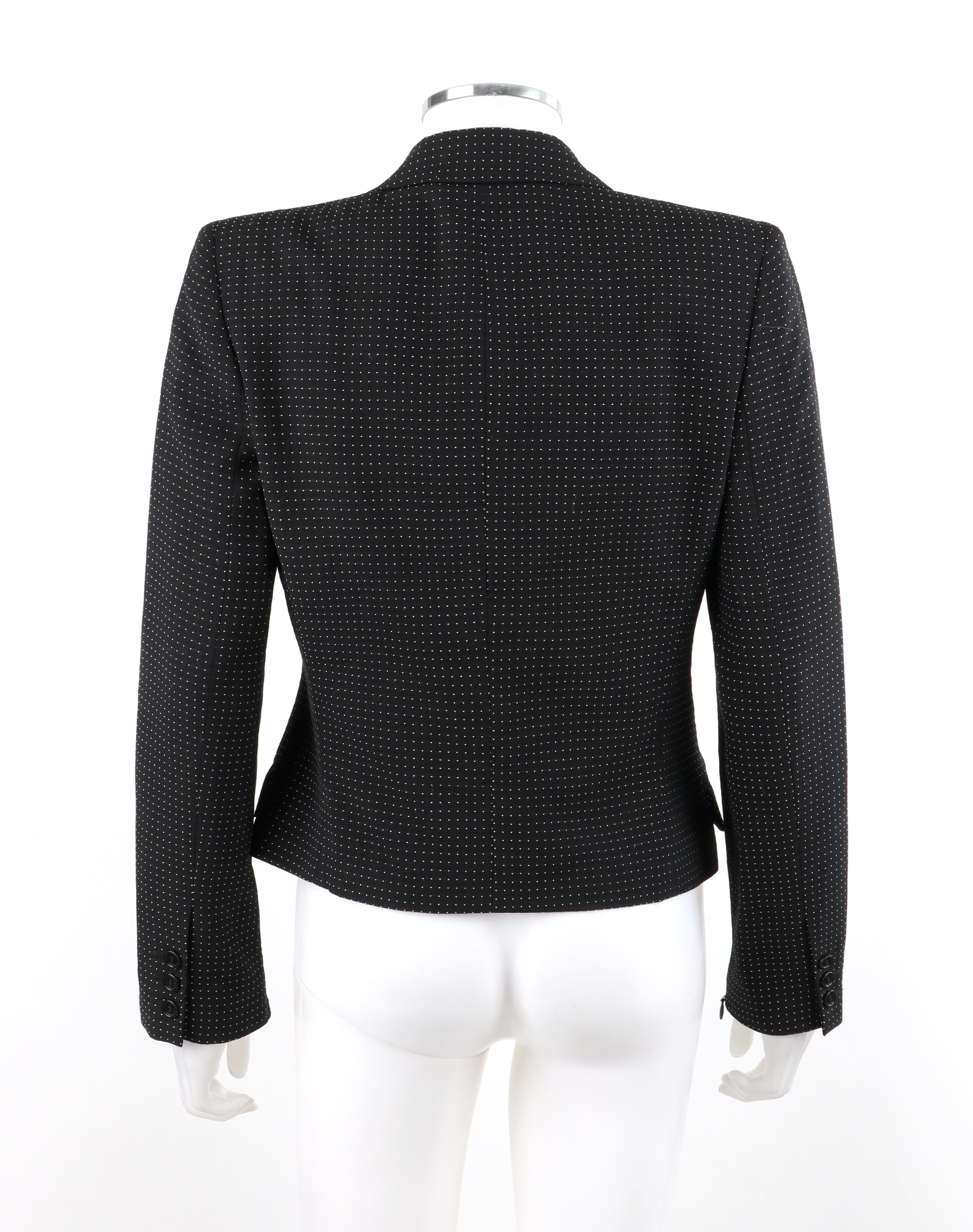 Women's ALEXANDER McQUEEN S/S 2002 “Dance Of The Twisted Bull” Polka Dot Blazer Jacket For Sale