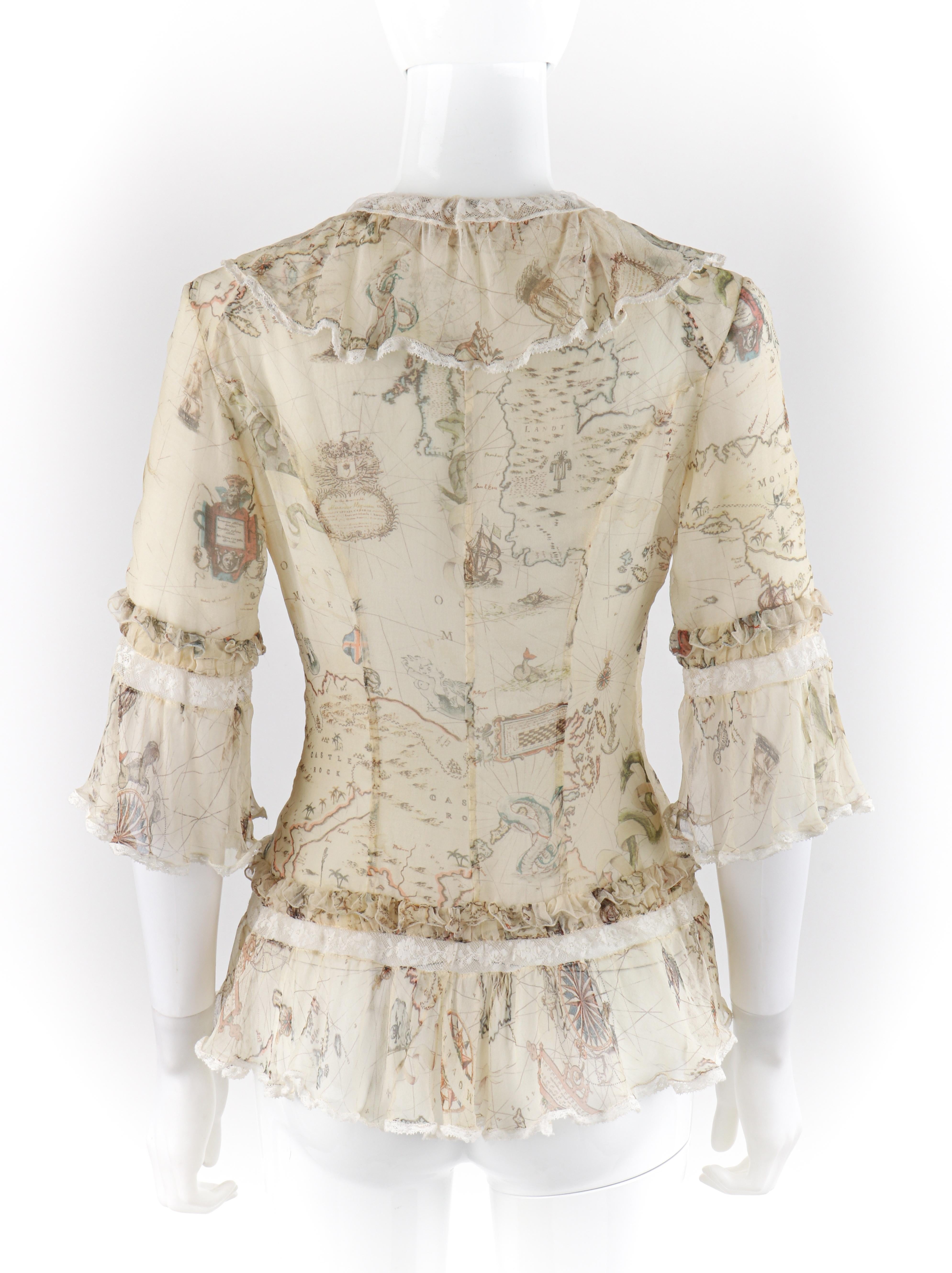 alexander mcqueen ruffle top