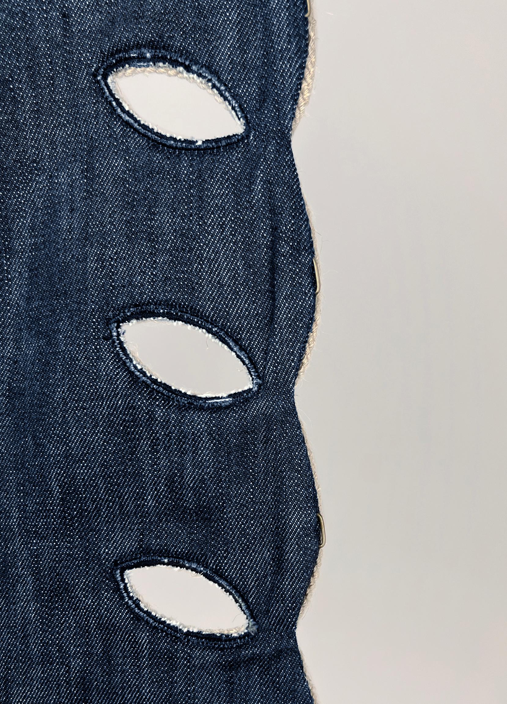 Alexander McQueen S/S 2005 Denim Embroidery Jacket 