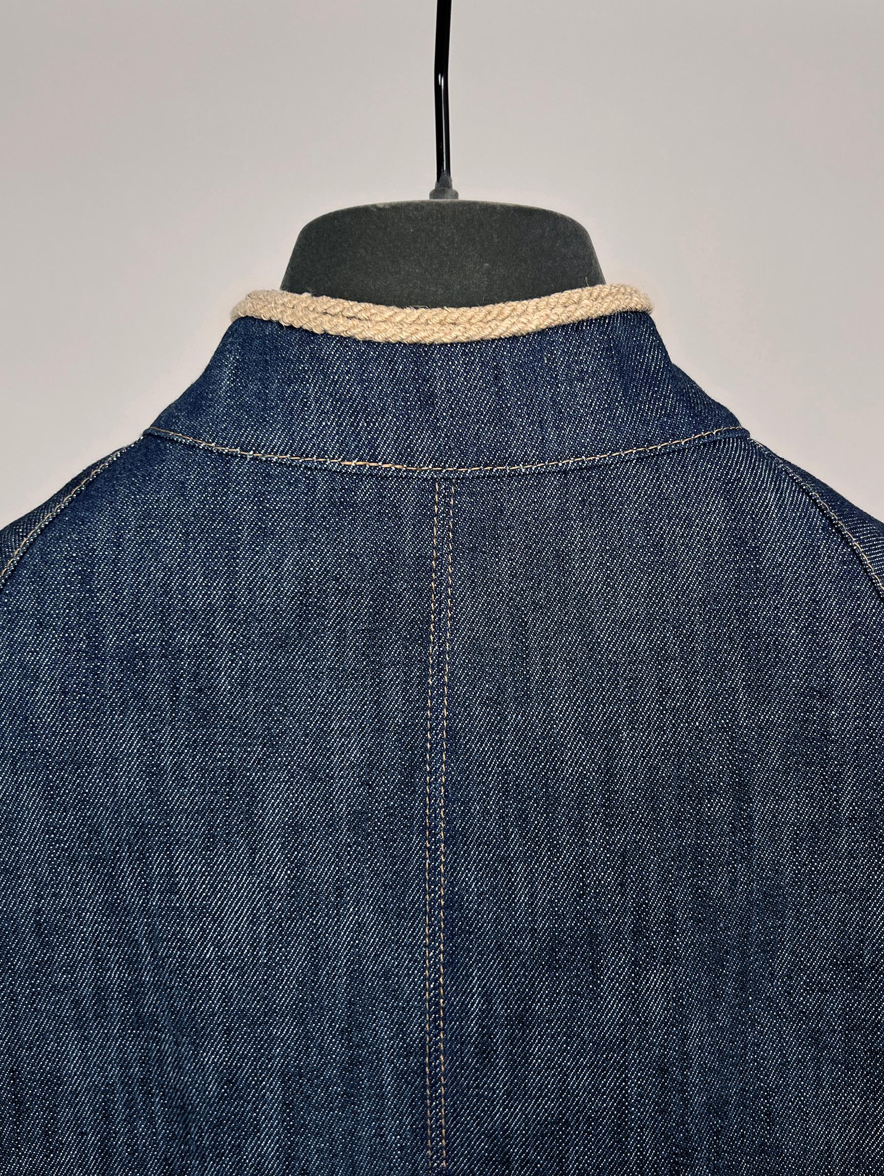 Alexander McQueen S/S 2005 Denim Embroidery Jacket 