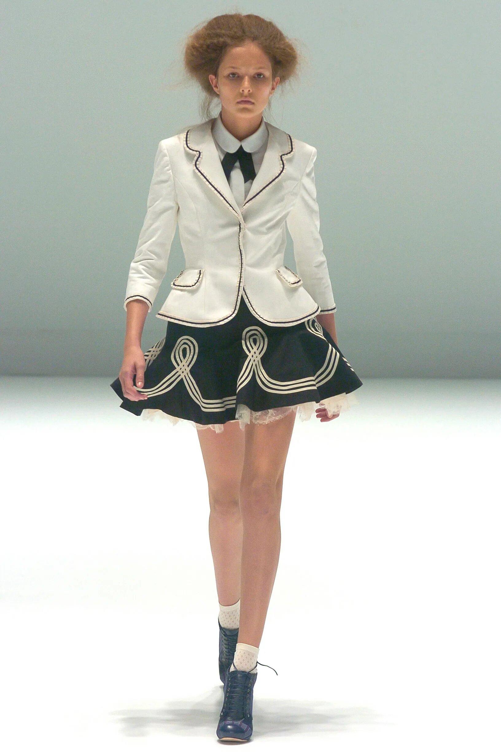 Alexander McQueen S/S 2005 Denim Embroidery Jacket 