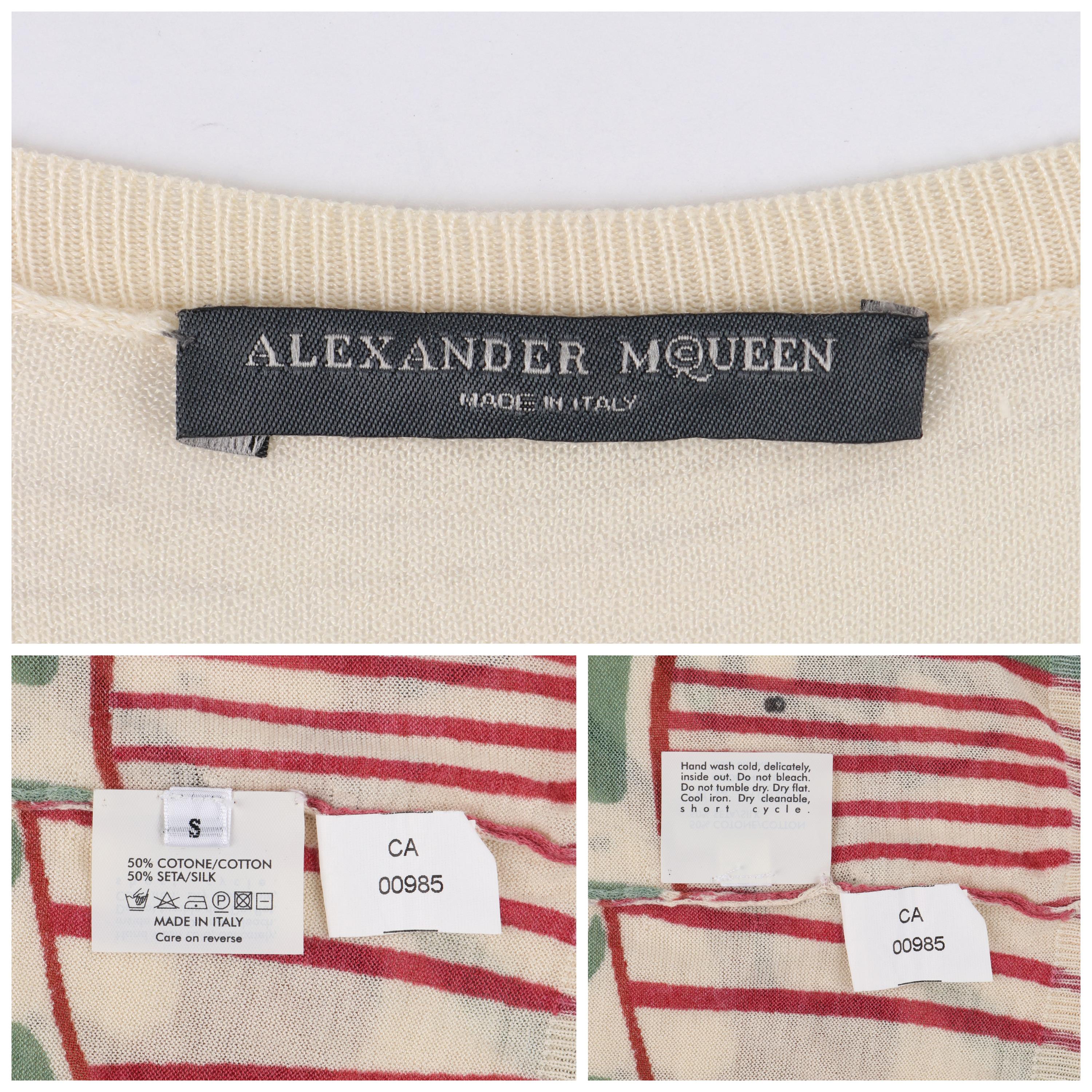 ALEXANDER McQUEEN S/S 2005 “It's Only a Game” Carousel Horse Sleeveless Knit Top 3