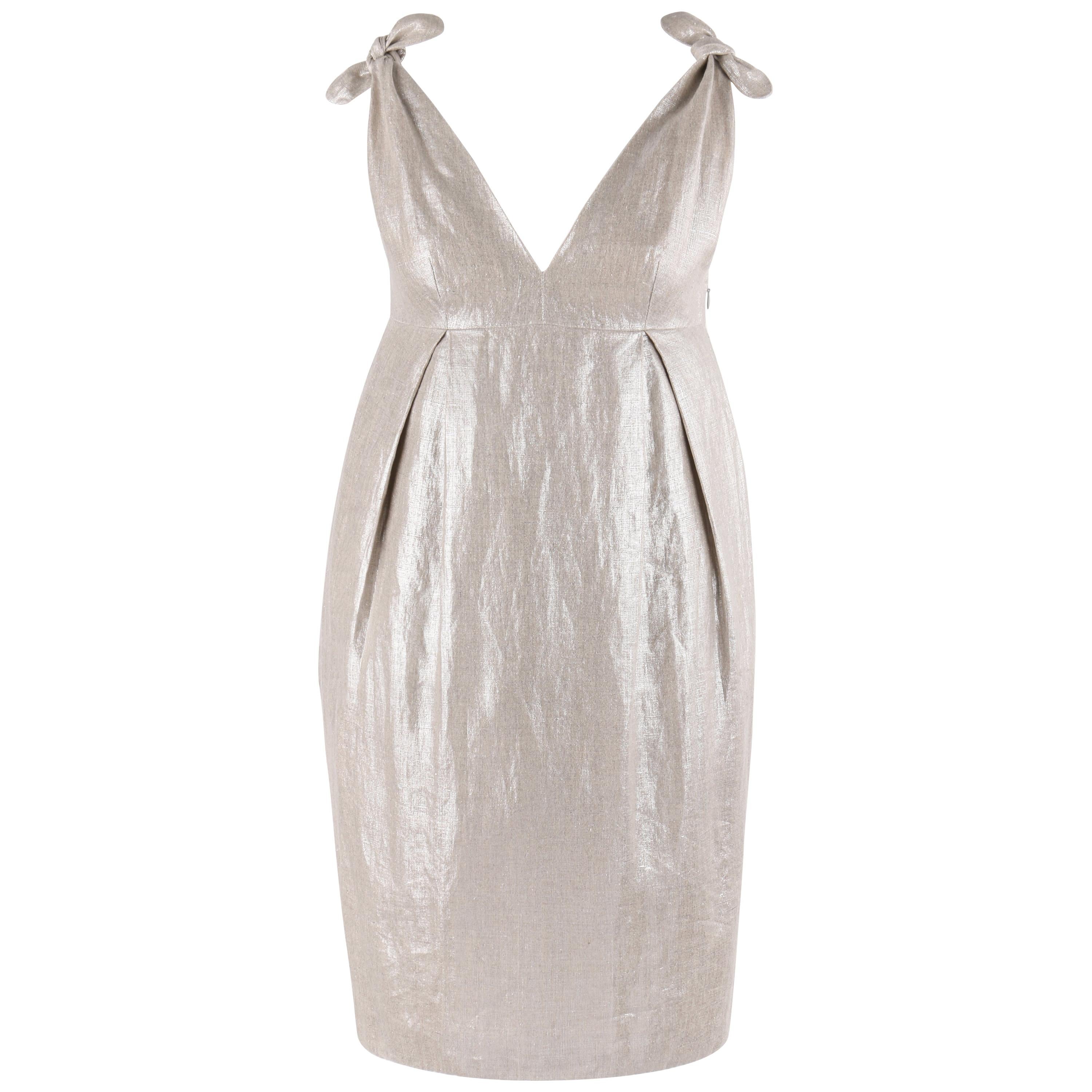 Alexander McQueen NWT Dusty Rose Cap Sleeve Cocktail Dress For Sale at ...