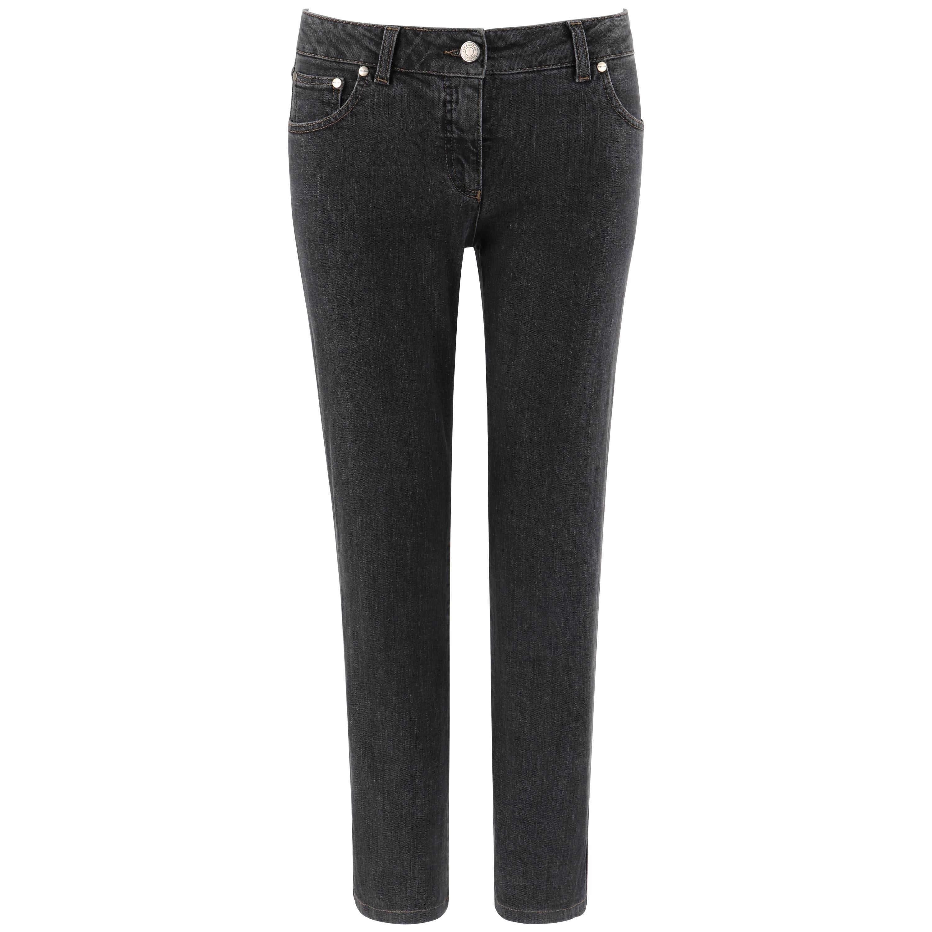 ALEXANDER McQUEEN S/S 2007 “Saraband” Grey Low Rise Skinny Jeans Pants