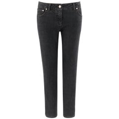 ALEXANDER McQUEEN Frühjahr/Sommer 2007 "Saraband" Graue Low Rise Skinny Jeans