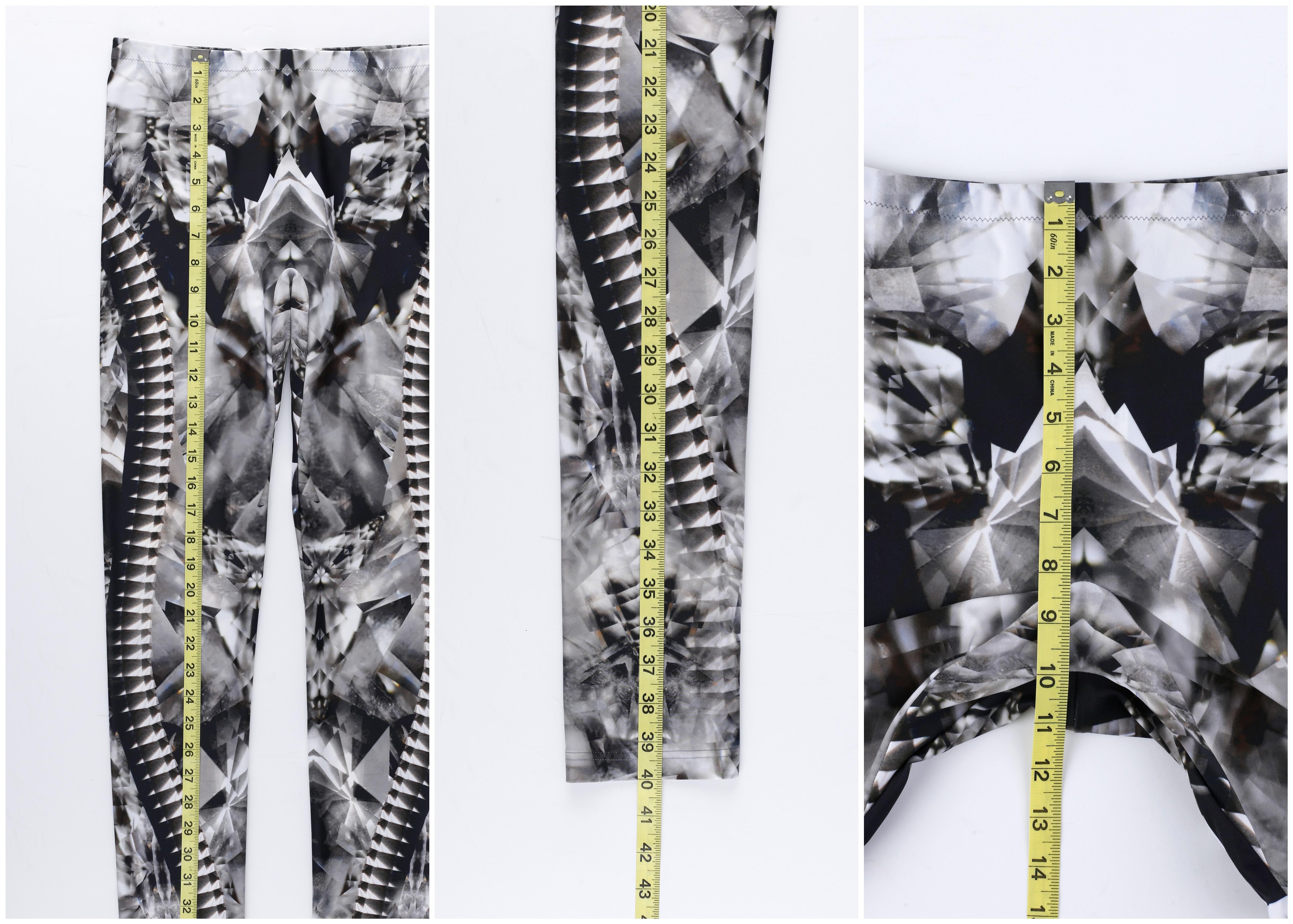 Alexander McQueen - P/E 2009 - Leggings con stampa di scheletri e caleidoscopio di cristallo L. in vendita 5