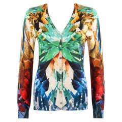 ALEXANDER McQUEEN S 2009 „Natural Dis-tinction“ Kristall Kaleidoskop Strickjacke 