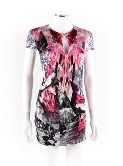 ALEXANDER McQUEEN S/S 2009 “Natural Dis-tinction” Crystal Kaleidoscope Drape Top