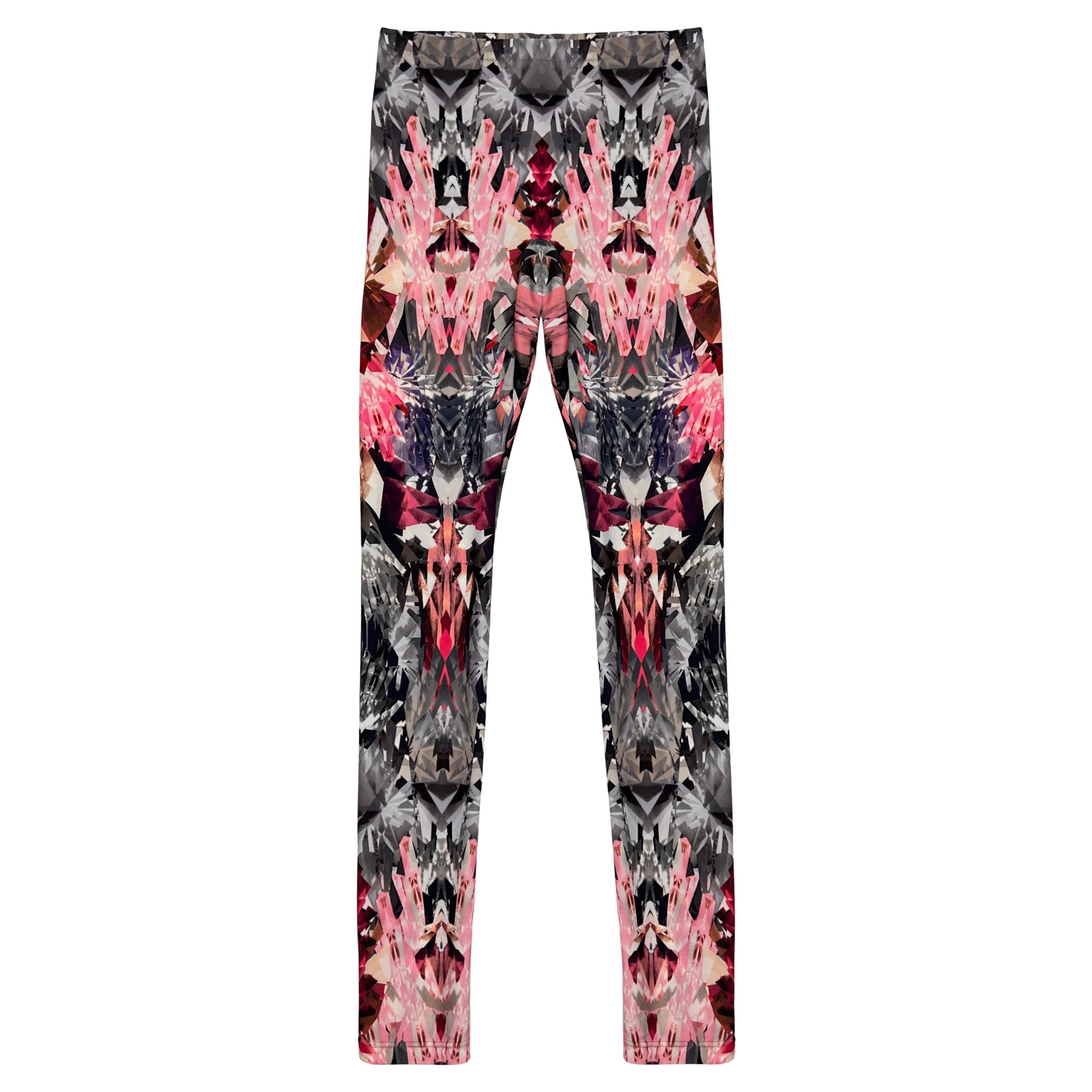 Alexander McQueen S/S 2009 "Natural Dis-tinction" Crystal Kaleidoscope Leggings For Sale