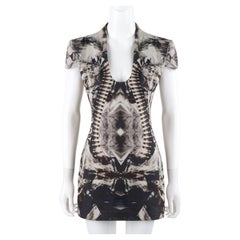ALEXANDER McQUEEN S/S 2009 "Natural Dis-Tinction" Skeleton Kaleidoscope Dress