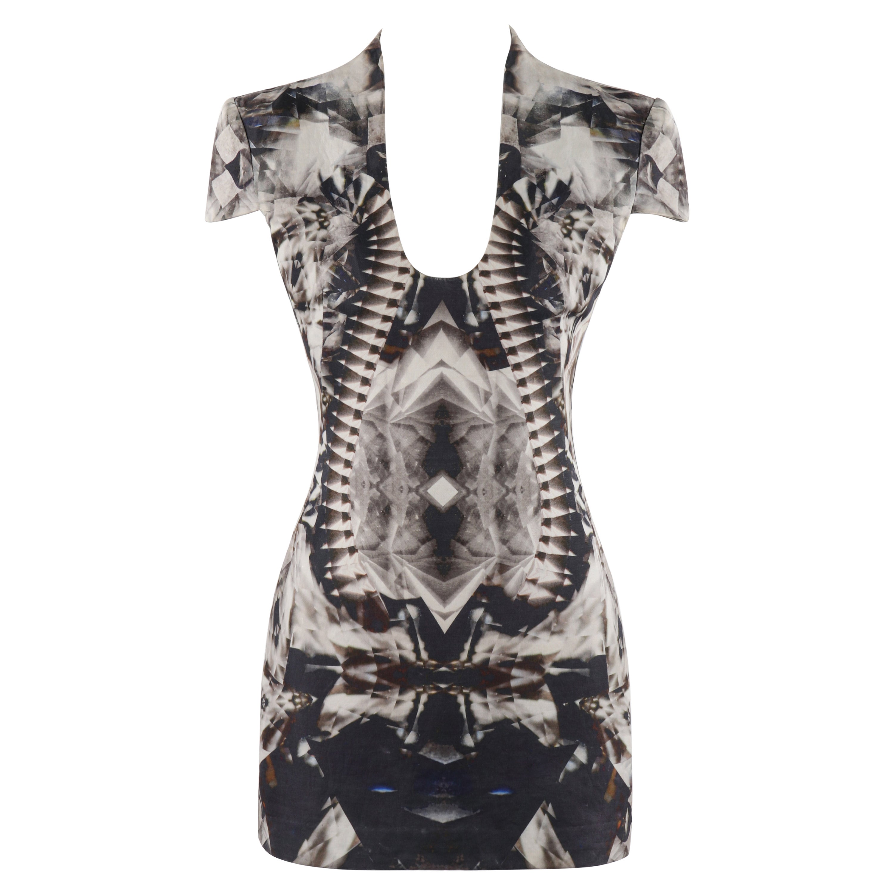 ALEXANDER McQUEEN S/S 2009 - Robe kaléidoscope squelette « Natural Dis-Tinction »