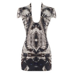 ALEXANDER McQUEEN S/S 2009 - Robe kaléidoscope squelette « Natural Dis-Tinction »