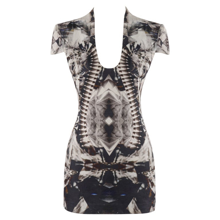 ALEXANDER McQUEEN S/S 2009 "Natural Dis-Tinction" Skeleton Kaleidoscope Dress ALEXANDER McQUEEN S/S 2009 "Natural Dis-Tinction" Skeleton Kaleidoscope Dress