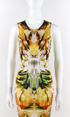 ALEXANDER McQUEEN S/S 2009 “Natural Distinction” Crystal Kaleidoscope Maxi Dress