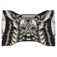 ALEXANDER McQUEEN S/S 2009 Skeleton Kaleidoscope Print Oversized Clutch Bag