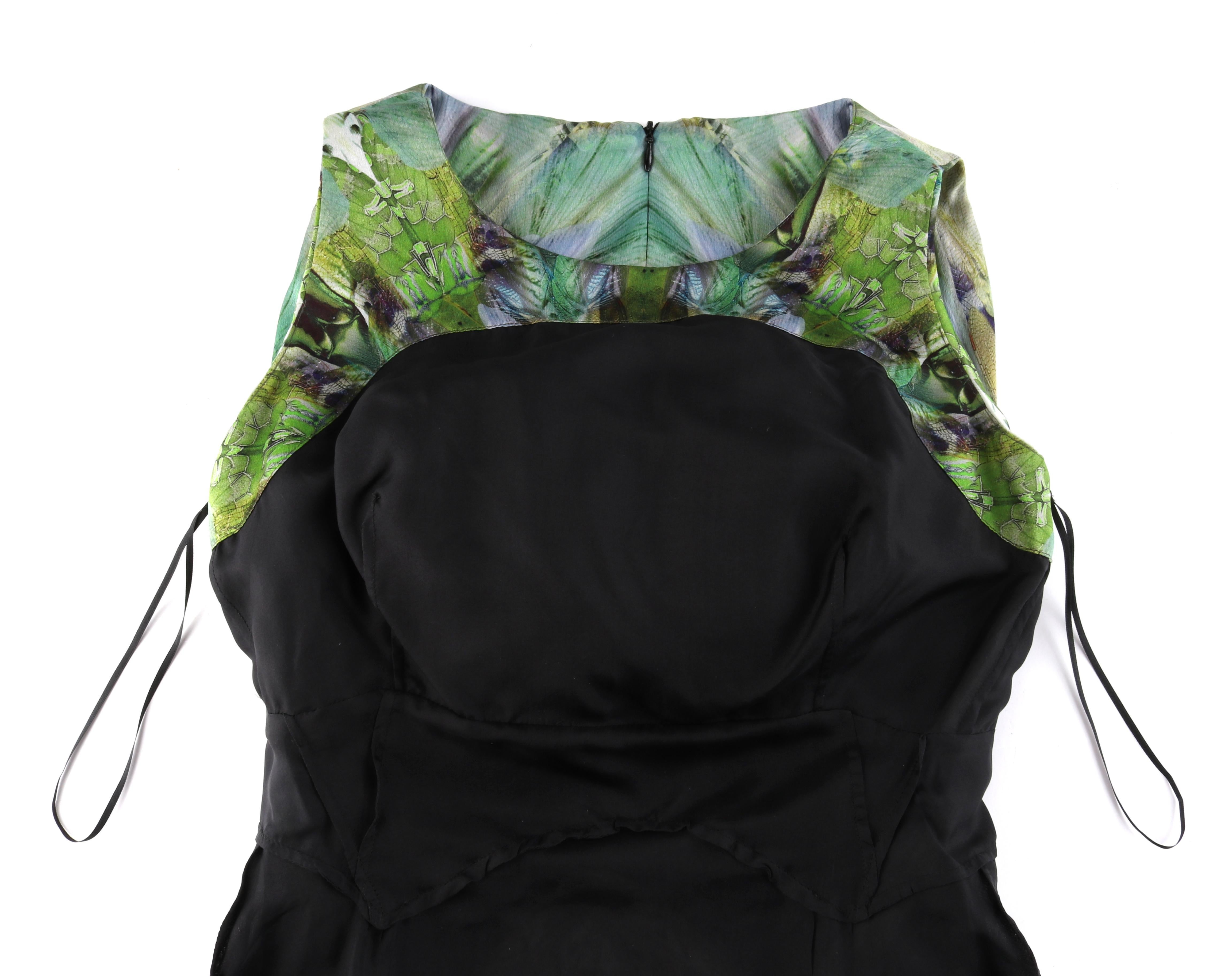ALEXANDER McQUEEN S/S 2010 “Plato’s Atlantis” Praying Mantis Silk Evening Gown 2