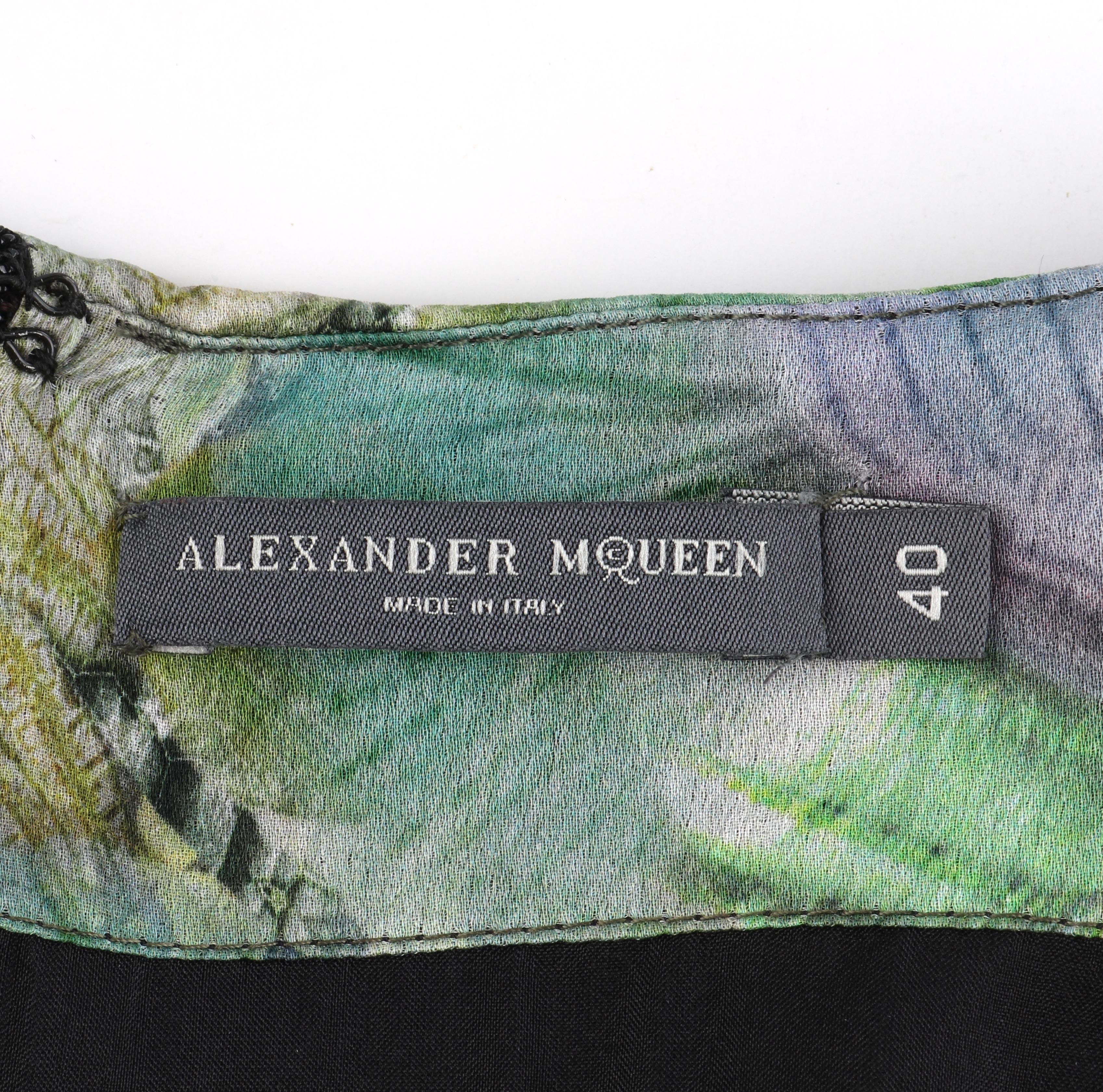ALEXANDER McQUEEN S/S 2010 “Plato’s Atlantis” Praying Mantis Silk Evening Gown 3