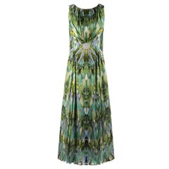 Used ALEXANDER McQUEEN S/S 2010 “Plato’s Atlantis” Praying Mantis Silk Evening Gown