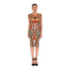 Alexander McQueen Samurai Printed Dress